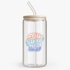 Банка с бамбуковой крышкой