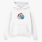 Толстовка худи оверсайз