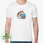 Мужская футболка органик