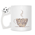 Кружка с футбольным мячиком