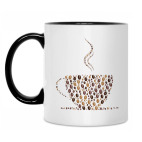 Кружка двухцветная