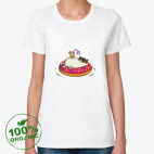 Женская футболка органик