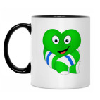 Кружка двухцветная