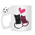 Кружка с футбольным мячиком