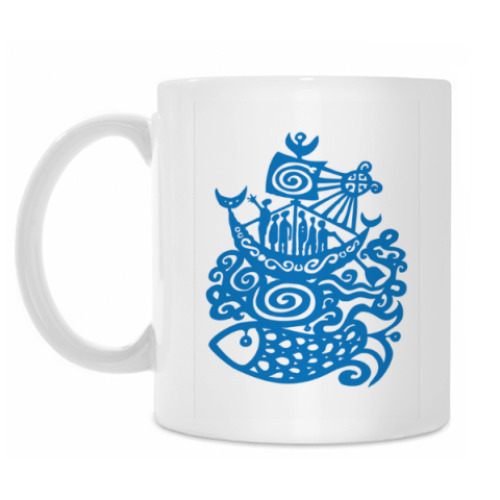 Кружка с принтом Царь-рыба