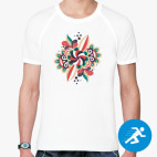 Мужская спортивная футболка