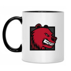 Кружка двухцветная