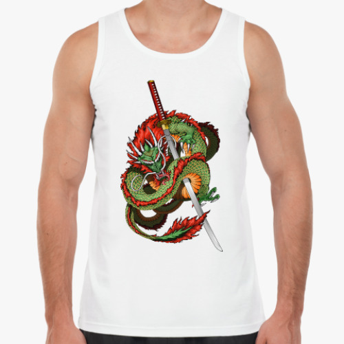 Майка с принтом Дракон