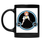 Кружка цветная UV-DTF