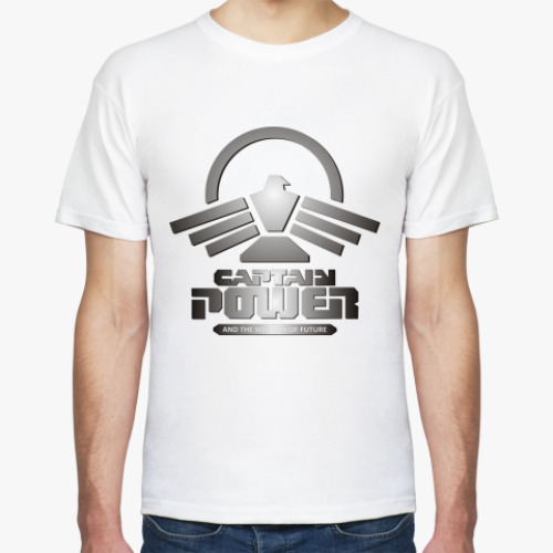 Футболка с принтом CAPTAIN POWER