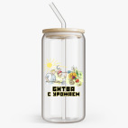 Банка с бамбуковой крышкой