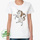 Женская футболка органик