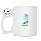 Кружка с футбольным мячиком