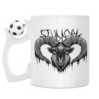 Кружка с футбольным мячиком