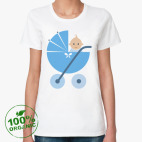 Женская футболка органик