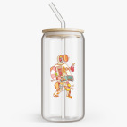 Банка с бамбуковой крышкой