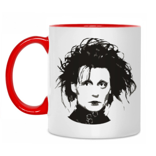 Кружка с принтом Эдвард - ножницы