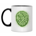 Кружка двухцветная