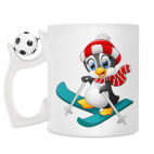 Кружка с футбольным мячиком