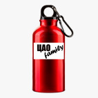 Металлическая бутылка 400 мл UV-DTF