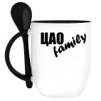 Кружка с ложкой