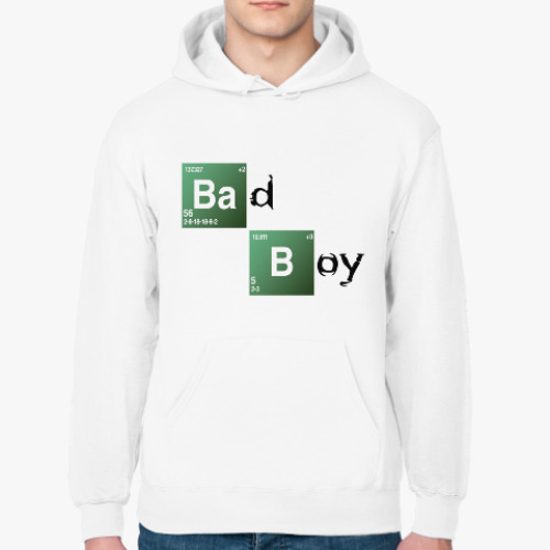 Толстовка худи с принтом Bad Boy