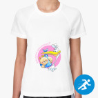 Женская спортивная футболка