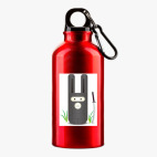 Металлическая бутылка 400 мл UV-DTF