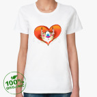 Женская футболка органик