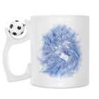 Кружка с футбольным мячиком