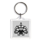 Брелок 3.9 x 3.9 см На тренировке