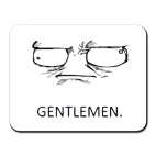 Коврик для мыши  Gentlemen
