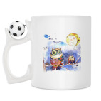 Кружка с футбольным мячиком