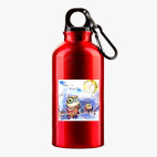 Металлическая бутылка 400 мл UV-DTF