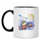 Кружка двухцветная