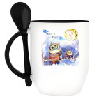 Кружка с ложкой