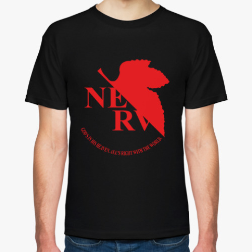 Футболка Евангелион / Evangelion - NERV Logo