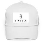 Кепка / бейсболка, белая (печать) Линкольн