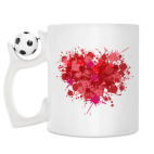Кружка с футбольным мячиком