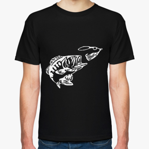 Футболка с принтом рыба