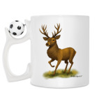 Кружка с футбольным мячиком