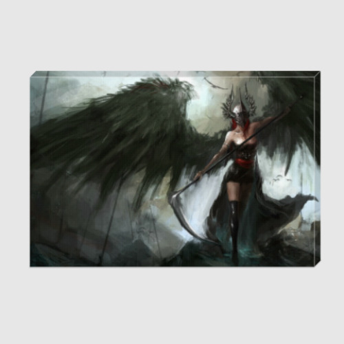 Холст с принтом ангел смерти