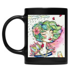 Кружка цветная UV-DTF