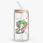 Банка с бамбуковой крышкой