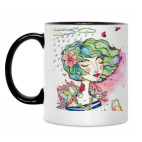 Кружка двухцветная