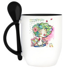 Кружка с ложкой