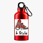 Металлическая бутылка 400 мл UV-DTF