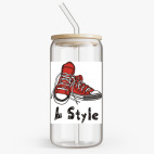 Банка с бамбуковой крышкой