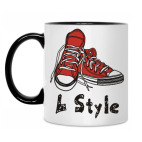 Кружка двухцветная