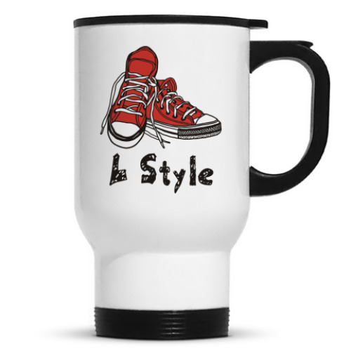 Кружка-термос с принтом L style
